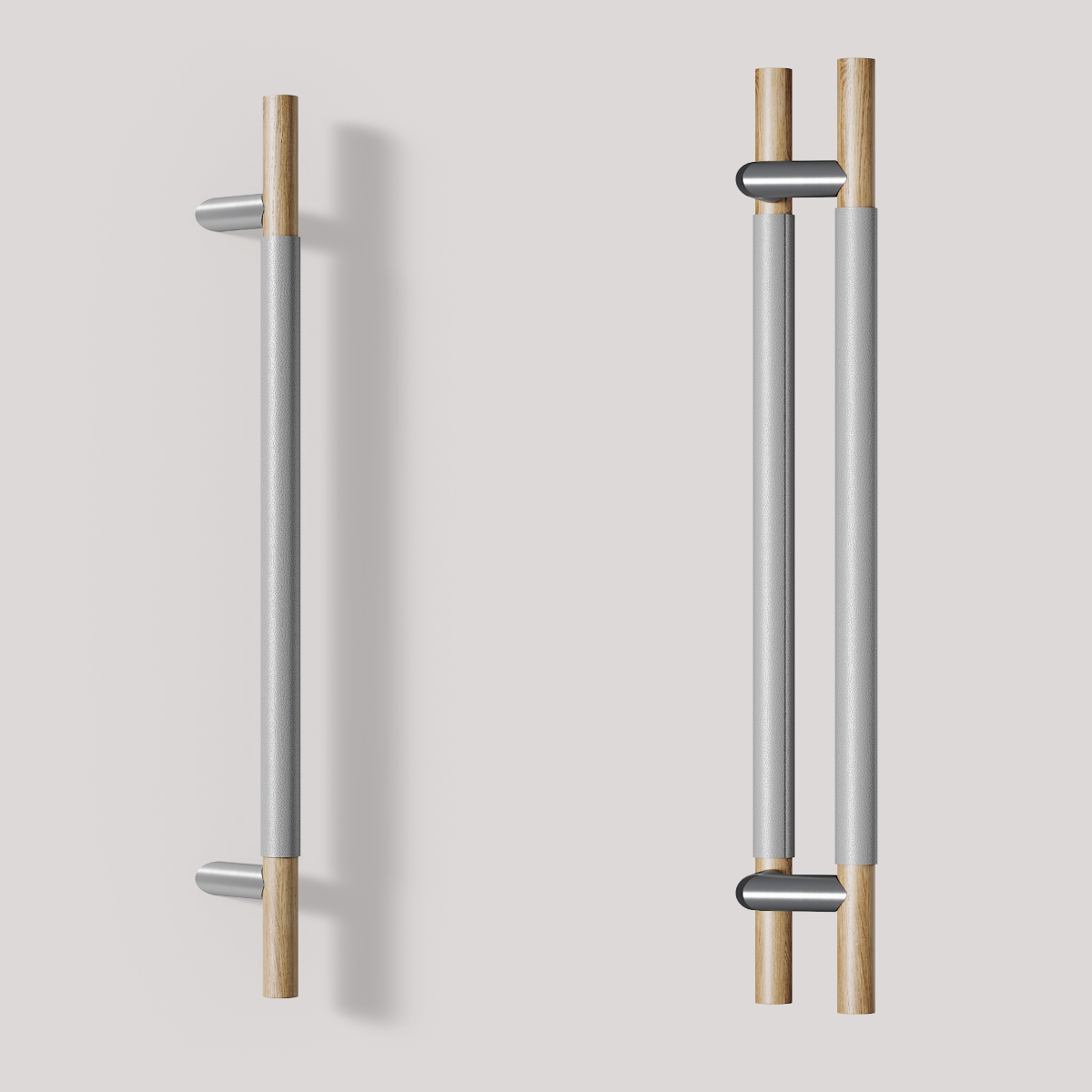 C3300OAKL Natural Timber / Leather Handle