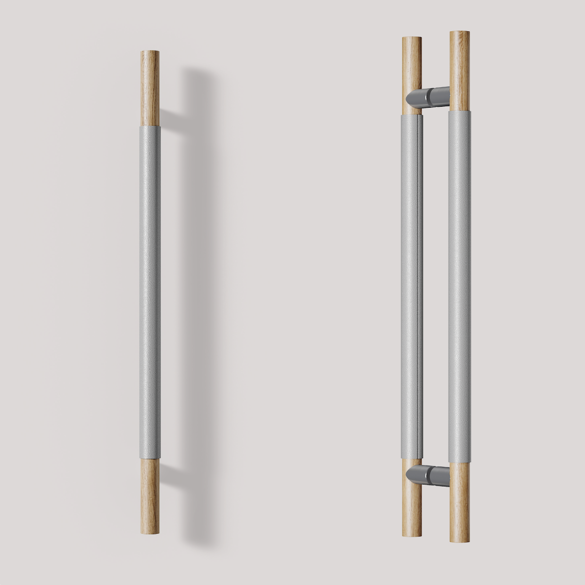 C3400OAKL Natural Timber / Leather Handle