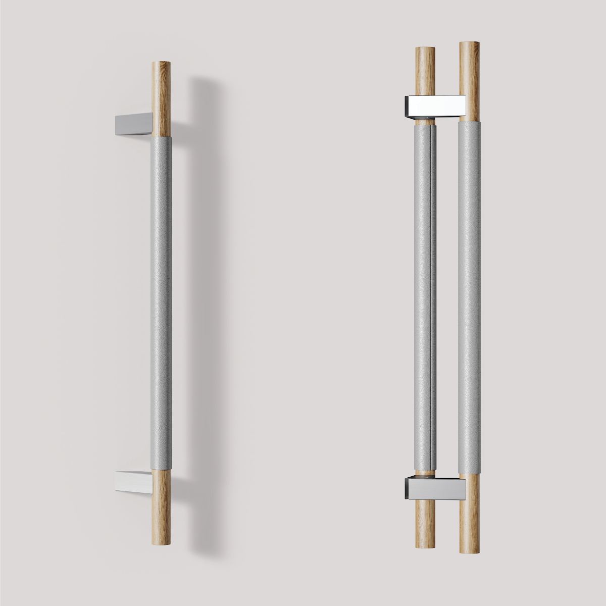 C3100OAKL Natural Timber / Leather Handle