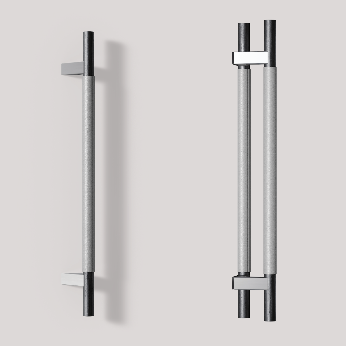 C3100BOKL Black Timber / Leather Handle