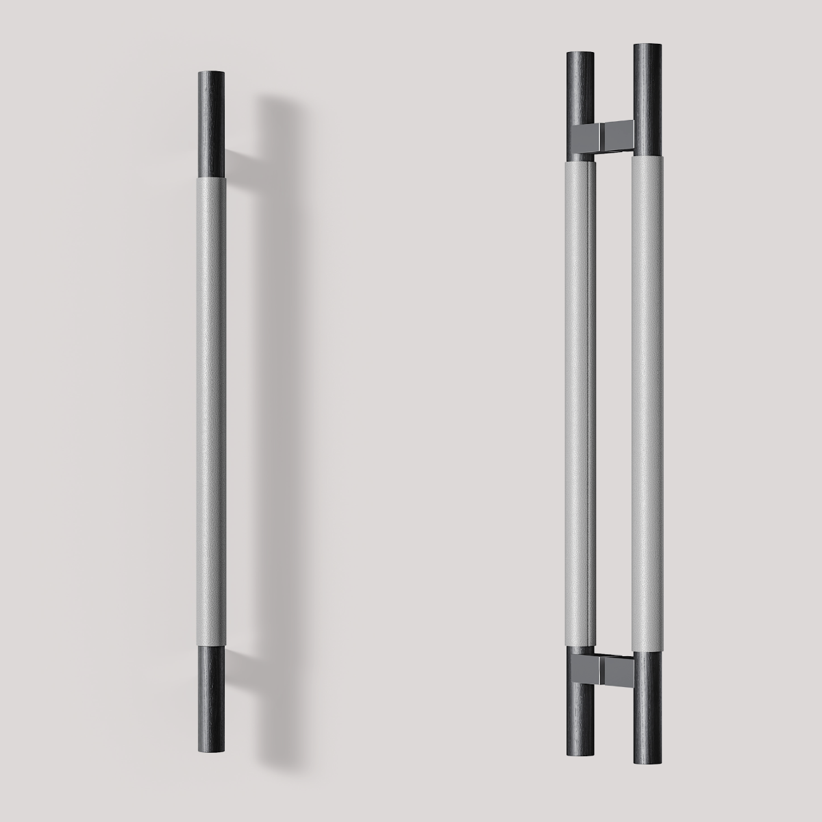 C3200BOKL Black Timber / Leather Handle